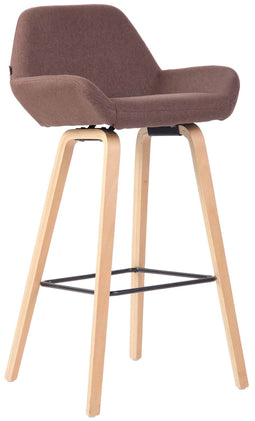 KantoormeubelenPlus Barkruk Moss Stof ZE, Taupe