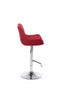 KantoormeubelenPlus Barkruk Molde Kunstleer Chrome frame Bruin