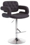 KantoormeubelenPlus Barkruk Moelv Kunstleer Chrome frame Bordeauxrood
