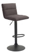 KantoormeubelenPlus Barkruk Levanger Chrome frame Taupe