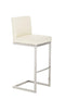 KantoormeubelenPlus Barkruk Kopenhagen Kunstleer, Lichtbruin