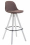 KantoormeubelenPlus Barkruk Kempele Stof Vierkant Chrome frame Groen