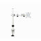 Schaffenburg Rego TFT-arm, enkel, aluminium