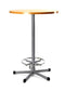 ABC Kantoormeubelen Statafel Ecoro rond 80CM bladkleur Wit framekleur Licht grijs (Ral 7035)