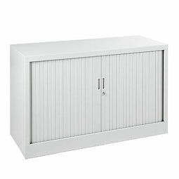 ABC Kantoormeubelen Stalen roldeurkast 69x120x43cm Grijs met topblad Speciale Kleur