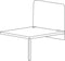 Schaffenburg Plexio scheidingswand 160 x 65 (BxH) transparant