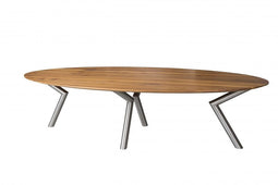 ABC Kantoormeubelen Salontafel Tel-Avif breed 120CM diep bladkleur White Oak Matlak