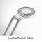 Luctra Bureaulamp Luctra Radial Aluminium met Pin
