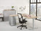 Ergonomisch t-poot wingbureau Design Teez breed 160CM diep 120CM bladkleur Speciale Kleur framekleur