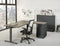 Ergonomisch t-poot wingbureau Design Teez breed 180CM diep 120CM bladkleur Speciale Kleur framekleur