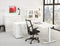 Ergonomisch t-poot wingbureau Design Teez breed 180CM diep 120CM bladkleur Speciale Kleur framekleur