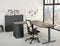 Ergonomisch t-poot wingbureau Design Teez breed 180CM diep 120CM bladkleur Speciale Kleur framekleur