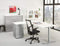 Ergonomisch t-poot wingbureau Design Teez breed 180CM diep 120CM bladkleur Speciale Kleur framekleur