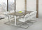 Rechthoekige vergadertafel Teez design 200x100cm bladkleur Speciale Kleur framekleur Wit (RAL9010)