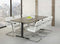 Rechthoekige vergadertafel Teez design 200x100cm bladkleur Speciale Kleur framekleur Wit (RAL9010)