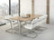 Rechthoekige vergadertafel Teez design 200x100cm bladkleur Speciale Kleur framekleur Wit (RAL9010)