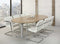 Ovale vergadertafel design T-poot Teez 240x120cm bladkleur Speciale Kleur framekleur Antraciet (Ral