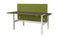 Duo bench slinger verstelbaar zit/zit bureau Teez breed 180CM diep bladkleur Speciale Kleur framekle