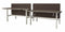 Duo bench slinger verstelbaar zit/zit bureau Teez breed 120CM diep bladkleur Speciale Kleur framekle