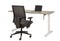 Bureau Teez Slinger zit/zit verstelbaar breed 160CM diep 80CM bladkleur Speciale Kleur framekleur Wi