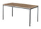 Bureautafel of kantinetafel breed 160CM diep 80CM bladkleur Speciale Kleur framekleur Aluminium (RAL