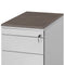 Ladeblok 3 laden met pennenlade bladkleur Beuken framekleur Licht grijs (Ral 7035)