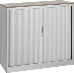 Roldeurkast 105x120x43cm bladkleur Speciale Kleur framekleur Licht grijs (Ral 7035)