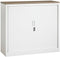Roldeurkast 105x120x43cm bladkleur Speciale Kleur framekleur Licht grijs (Ral 7035)