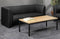 Salontafel 120x60x45cm bladkleur Speciale Kleur framekleur Licht grijs (Ral 7035)
