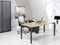 Hoogte verstelbaar wingbureau 4-poot Kubus breed 180CM diep 120CM bladkleur Speciale Kleur framekleu