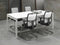 Bureautafel of vergadertafel Kubus 180x90cm breed 180CM diep 90CM hoogte bladkleur Speciale Kleur fr