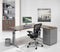 Hoogte verstelbare T-poot wingbureau Work breed 180CM diep 120CM bladkleur Speciale Kleur framekleur