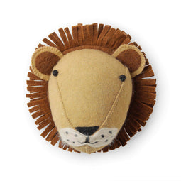 Happy Friday Felt deco Lion 26x32x32 cm Multicolor