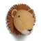 Happy Friday Felt deco Lion 26x32x32 cm Multicolor