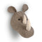 Happy Friday Felt deco Rhino 28x22x30 cm Multicolor