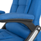 Beliani ROYAL - Bureaustoel - Blauw - Polyester