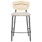 Beliani MAYETTA - Barkruk set van 2 - Beige - Polyester