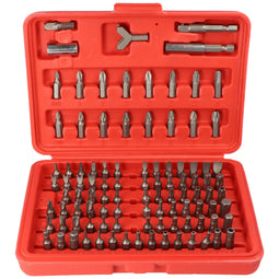 Bit set 100 pieces made of high quality tool steel