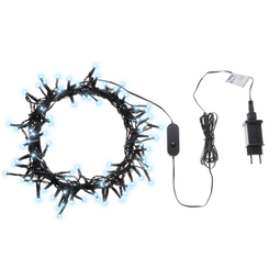 Beliani IGALIKU - LED kerstverlichting - Zwart - 1350 cm - PVC