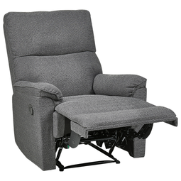 Beliani EVERTON - TV-fauteuil - Grijs - Polyester