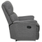 Beliani EVERTON - TV-fauteuil - Grijs - Polyester