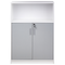 Beliani ZEHNA - Sideboard - Lichtgrijs/Wit - Vezelplaat