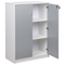 Beliani ZEHNA - Sideboard - Lichtgrijs/Wit - 117 cm - Vezelplaat
