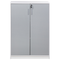 Beliani ZEHNA - Sideboard - Lichtgrijs/Wit - 117 cm - Vezelplaat