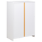 Beliani ZEHNA - Sideboard - Lichtgrijs/Wit - 117 cm - Vezelplaat