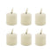 Mansion atmosphere - led mini kaarsjes ivoor wit - 6 stuks