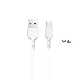 HOCO Flash X20 USB naar Type C kabel Wit 3 Meter