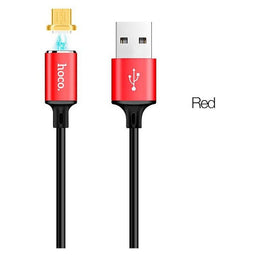 Hoco U28 Magnetische Micro usb kabel - 1M rood