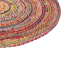 Beliani DAGDERE - Laagpolig vloerkleed - Multicolor - 60 x 180 cm - Jute