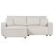 Beliani KARILA - Hoekbank met slaapfunctie - Beige - Rechtszijdig - Polyester